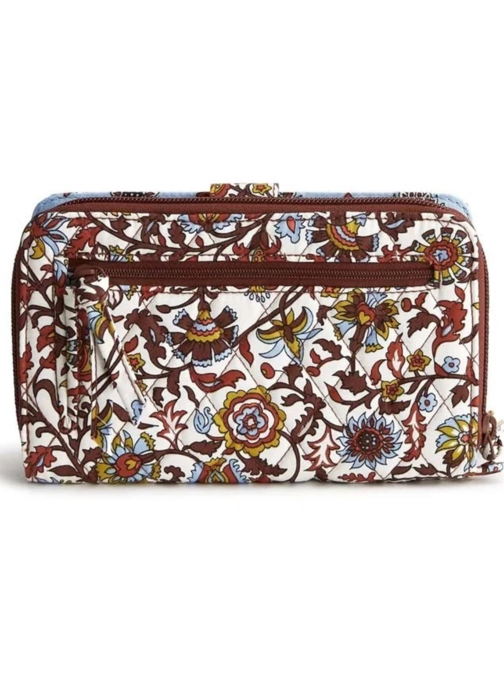 Vera Bradley Large Tab Wallet Marrakesh Vines Cream NWT!